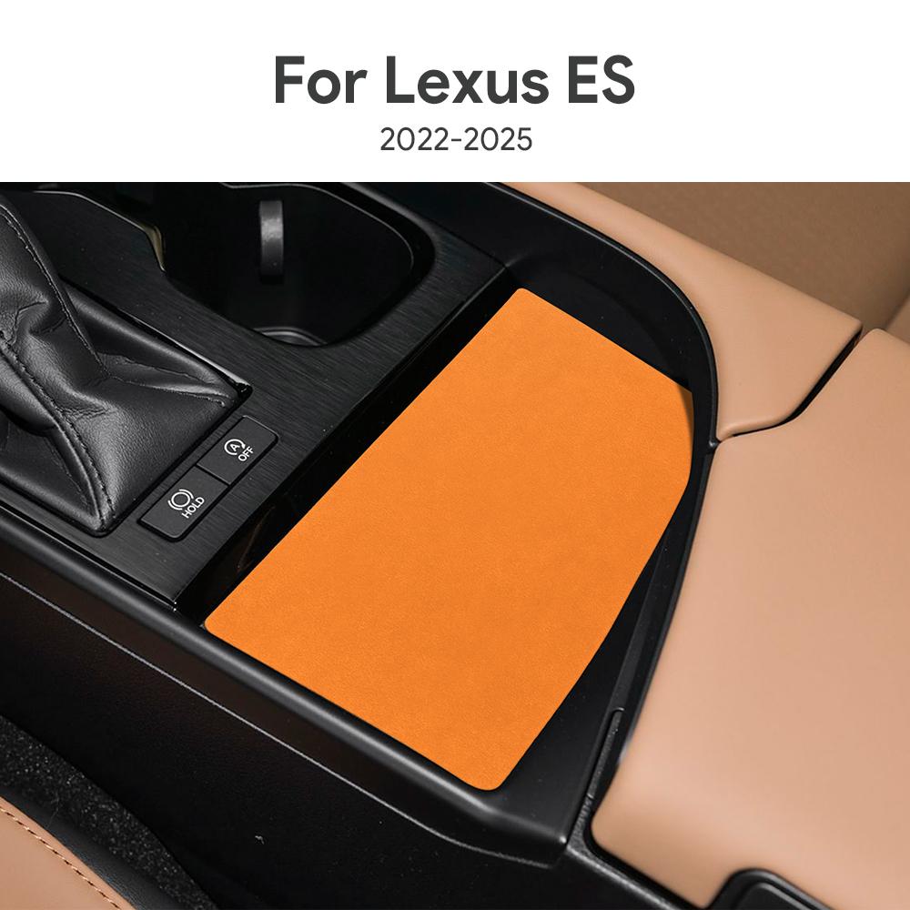 For Lexus ES (2022-2025) Suede Wireless Charging Protective Pad Interior Sticker LHD/RHD