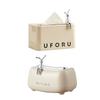 Spring Loaded Paper Tissue Holder Space Saving Facial Tissue Dispenser Box Holder Tissue Box Cover Home Bathroom Decor