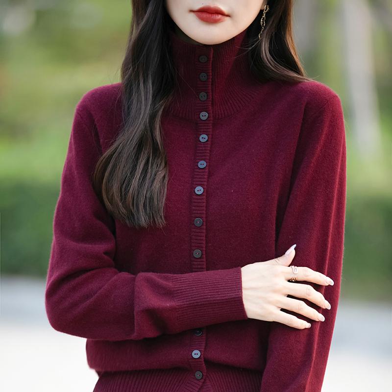 Женский легкий кардиган из 50% шерсти и 50% шелка Mulberry — универсальный трикотаж на все 4 сезона для комфорта и стиля в любое время года