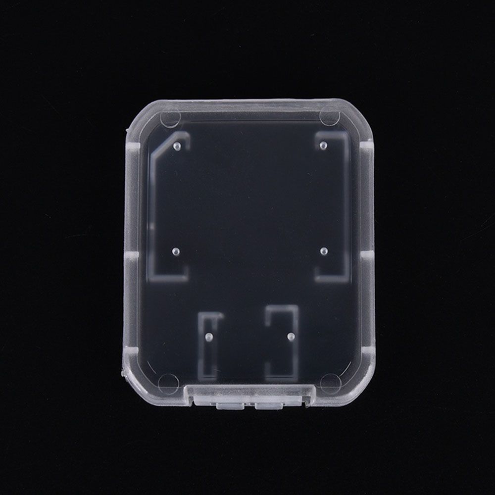 10PCS Clear Standard Holder Memory Card Case Transparent Storage Box SD/TF SDHC Card