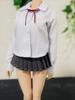 Scale Action Figure Pleated Style High School Girl JK Sailor Uniform and Socks Set and Head Not [TOYBARJAPAN] 1/6 (body Included)