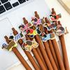 10 шт. Шариковая ручка на собачью тематику, Выдвижная шариковая ручка, Ежедневные офисные принадлежности, Канцелярские принадлежности для праздничного подарка