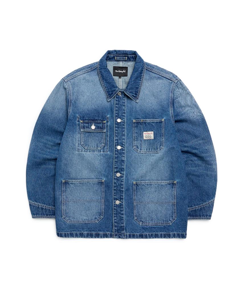 MARK GONZALES Denim Chore Jacket - Blue