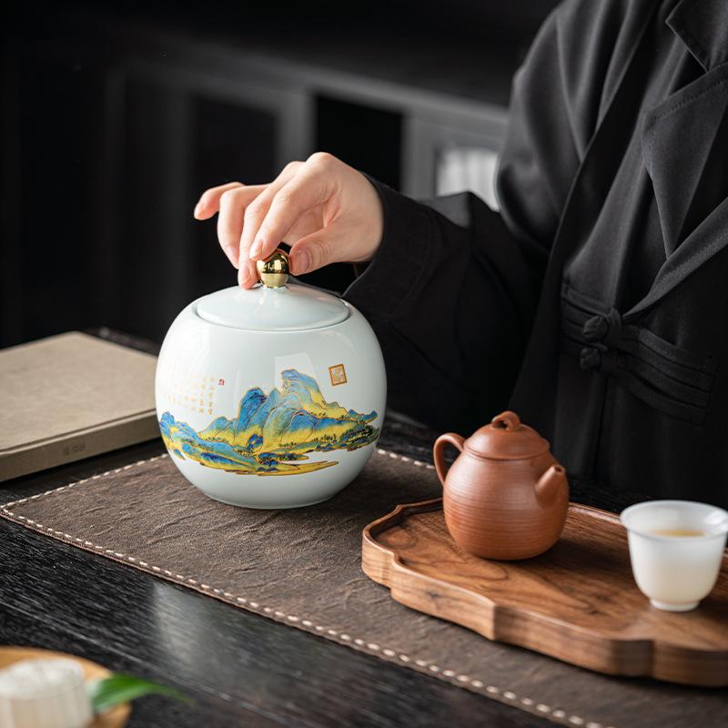 Керамические банки, Банки для чая, Герметичные банки для домашнего хранения, Чайные коробки, Контейнеры для хранения продуктов, Контейнеры для чая, Бутылки для хранения