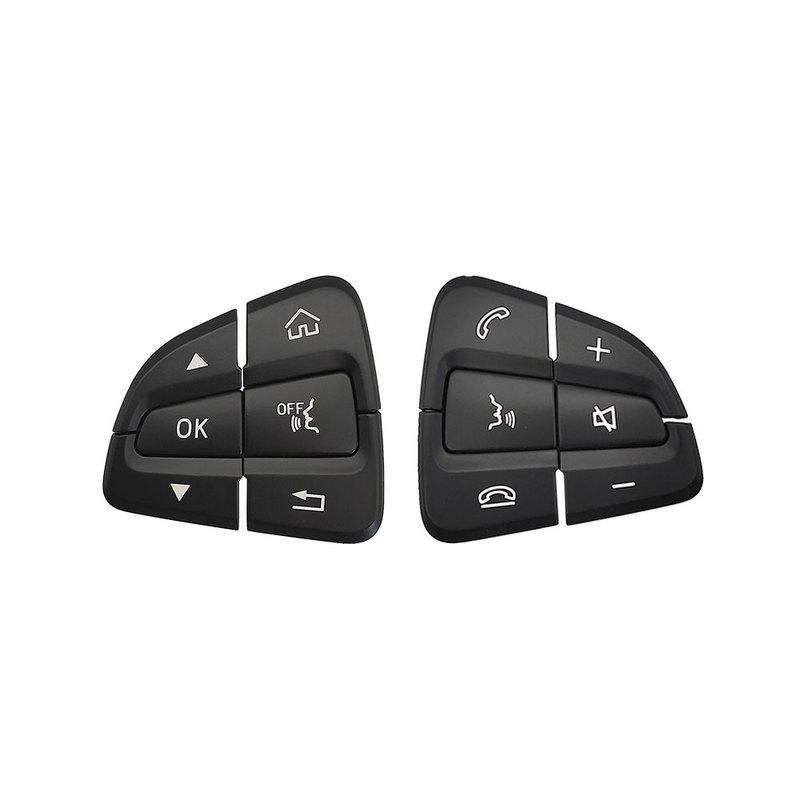 For Mercedes W205 W253 Car Steering Wheel Multifunction Control Buttons Cover For Benz C GLC Class C180 C200 C220 GLC260 GLC300