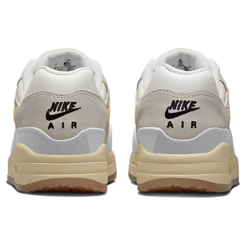 Nike Air Max 1 87 Crepe - Light Bone Женские кроссовки кремовые бледно-ванильные с парусом FJ4735-001
