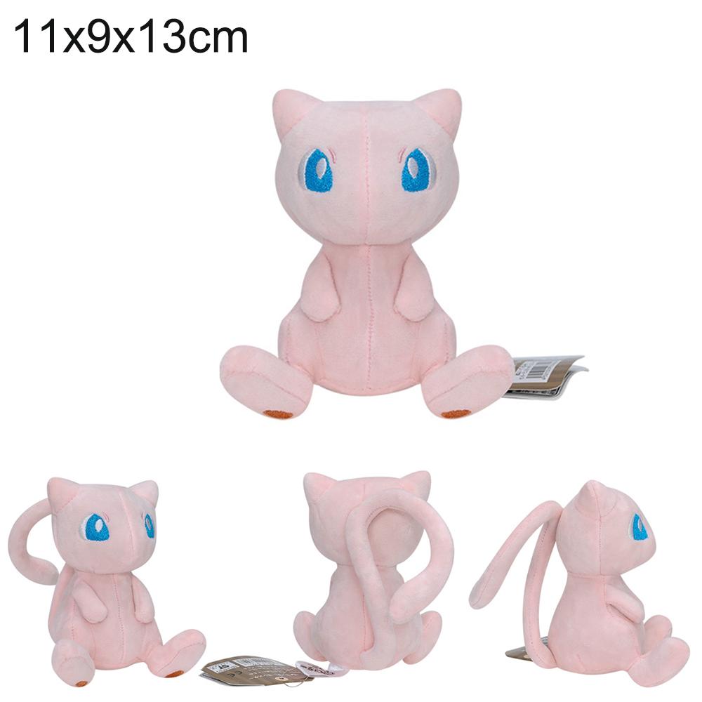 Mew Plush Toys Pink Blue Mew Anime Peluche Dolls Kawaii Plushies Keychain Doll Pendant Birthday Present Gifts for Friend