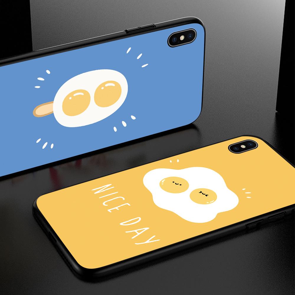 Чехол для телефона с мультяшным растением, кактусом, закуской, снегом, палкой