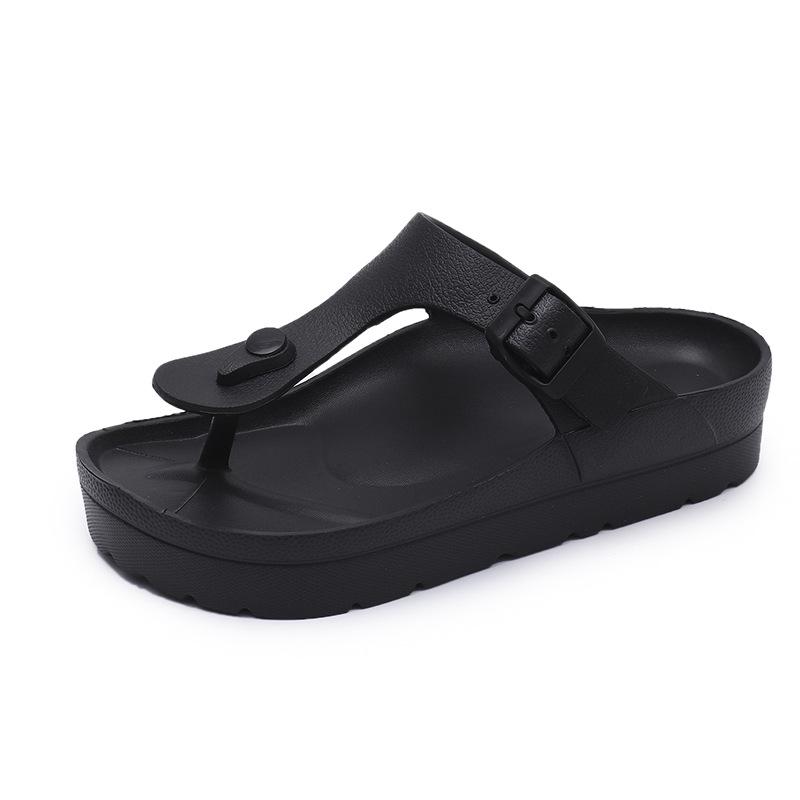 Женские пляжные сандалии Birkenstock с увеличивающей высоту толстой подошвой