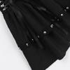 AltGoth Emo Alt Mall Gothic Юбка Женская уличная одежда Harajuku Cyber Punk Y2k Grunge Rive Шнуровка Высокая талия Юбка А-силуэта Клубная одежда