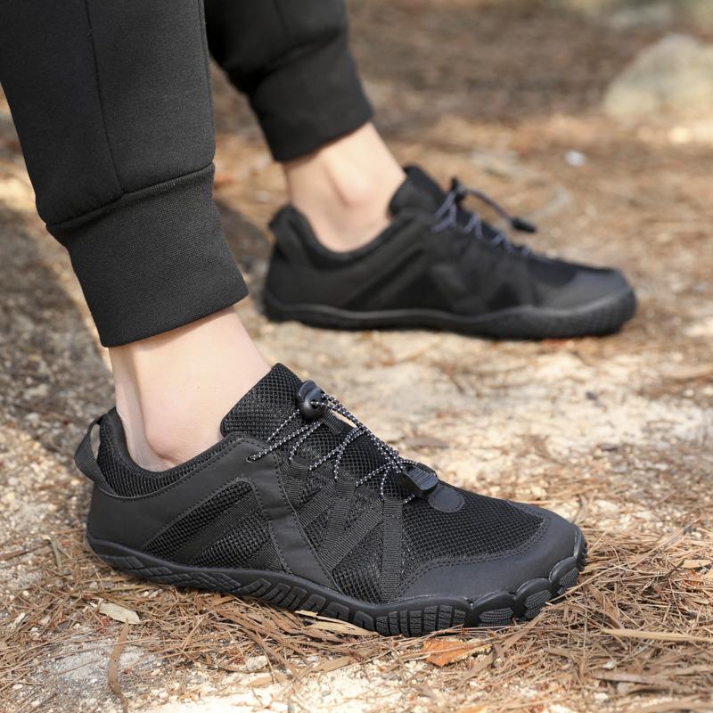 Походные кроссовки Босоногие спортивные туфли Обувь для кемпинга и треккинга Нескользящая эластичная подошва Дышащая сетка Обувь для фитнес-тренировок