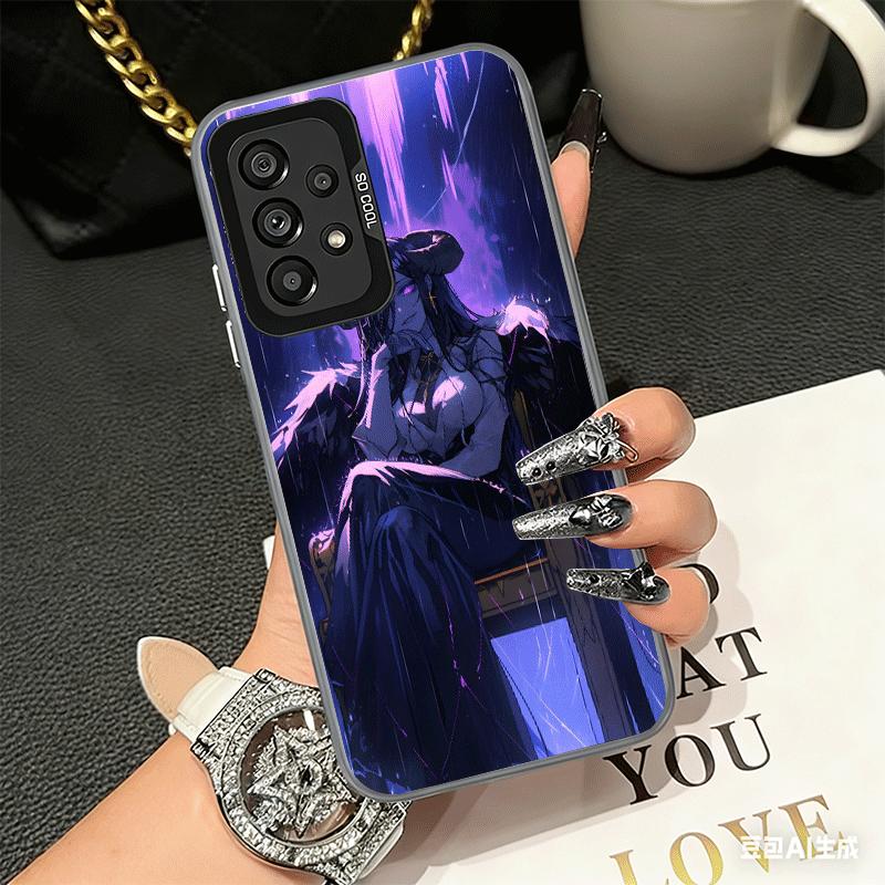 Ударопрочный чехол для телефона Albedo O-Overlords Аниме для Samsung A17 A16 A15 A14 A37 A57 A36 A56 A26 A35 A55 A25 A34 A54 A24 A13 A23 A
