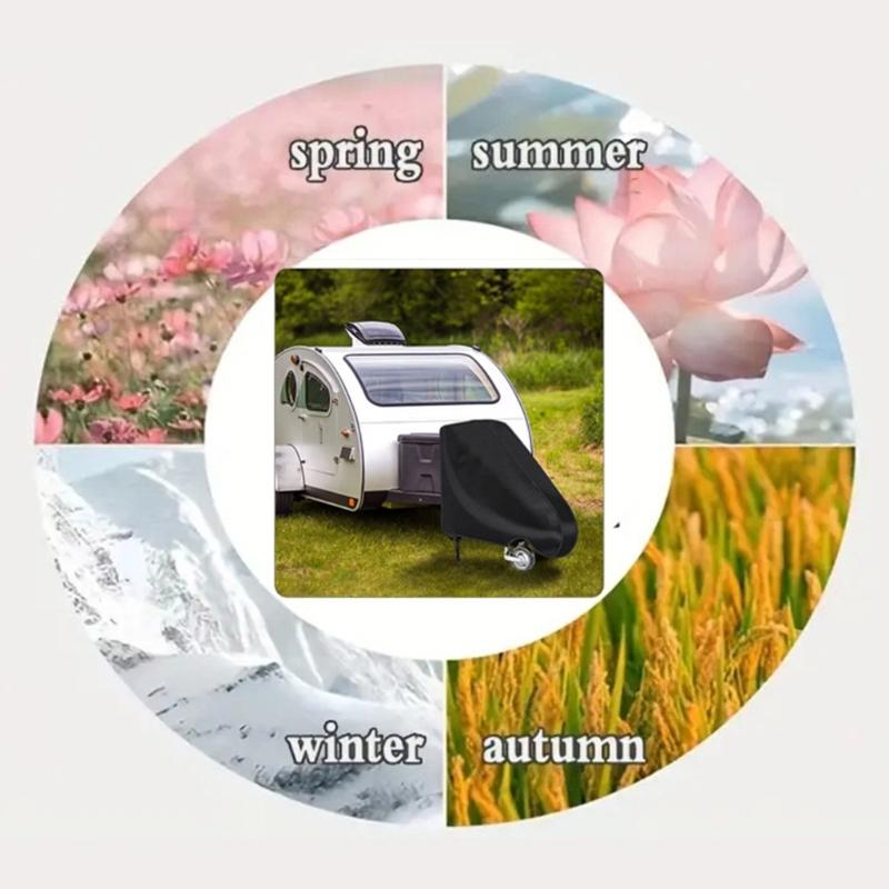 Крышка дышла, универсальная крышка дышла. Защита от атмосферных воздействий. Защитный чехол фаркопа для караванов, прицепов для дома на колесах.