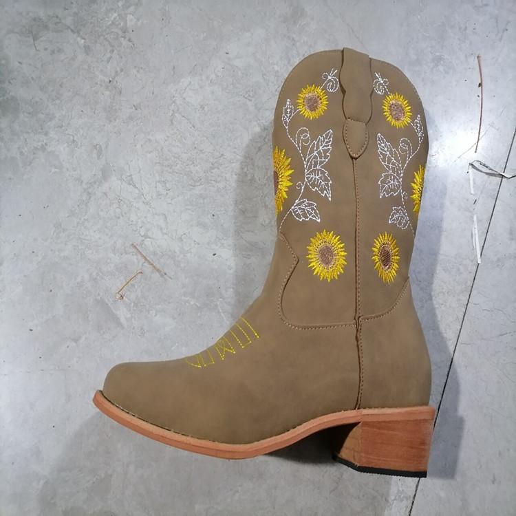 Большие размеры короткие сапоги на толстом каблуке осень-зима 2025 года новые универсальные сапоги Martin на высоком каблуке для женщин