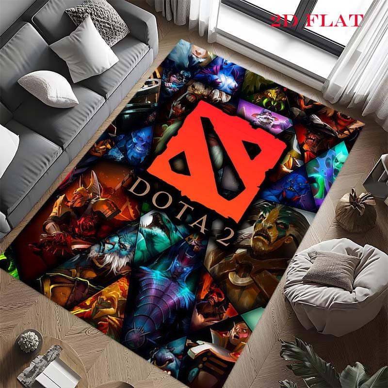 Ковер DOTA 2 для гостиной, спальни, дома, украшение дивана, нескользящий коврик для игр детей