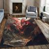 Dragon-Themed large size Rug for Fantasy Decor carpet for home sofa bedroom, gift mat