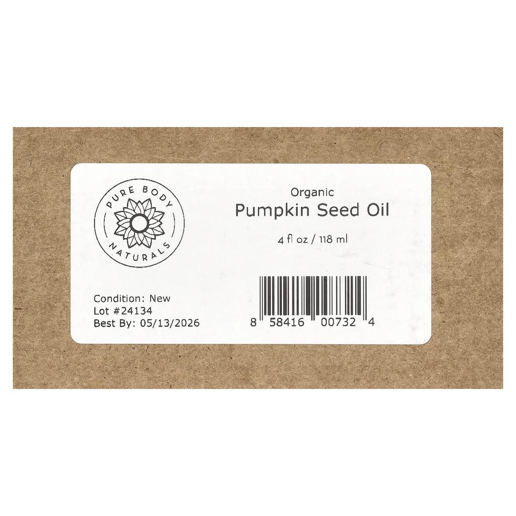 Organic Pumpkin Seed Oil, 118 Ml (4 Fl Oz)