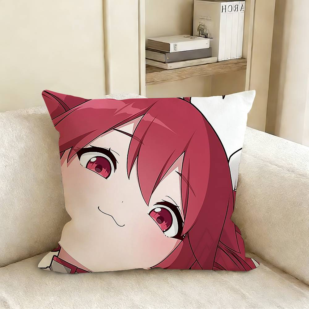 Cute Girl K-Kasane T-Teto Various Sizes Square Pillow Case For Car Home Bedchamber Decor