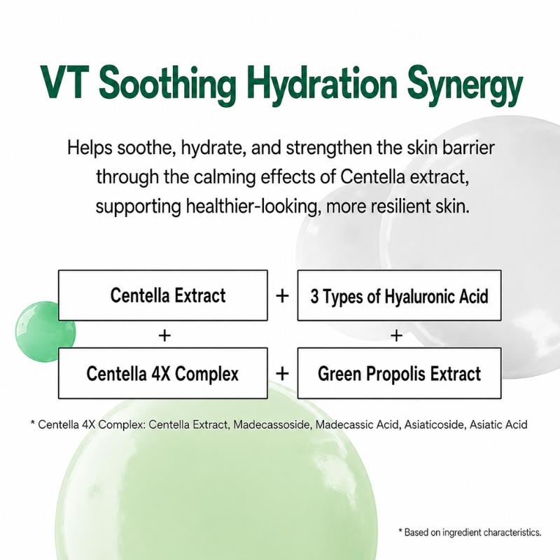 [VT COSMETICS] Soothing & Brightening Care Set