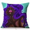 Pop Abstract Africa Woman Pattern Pillow Case, Sexy Oil Painting Art, Sofa Decoration, Cotton Linen Cushion Cover, Fashion