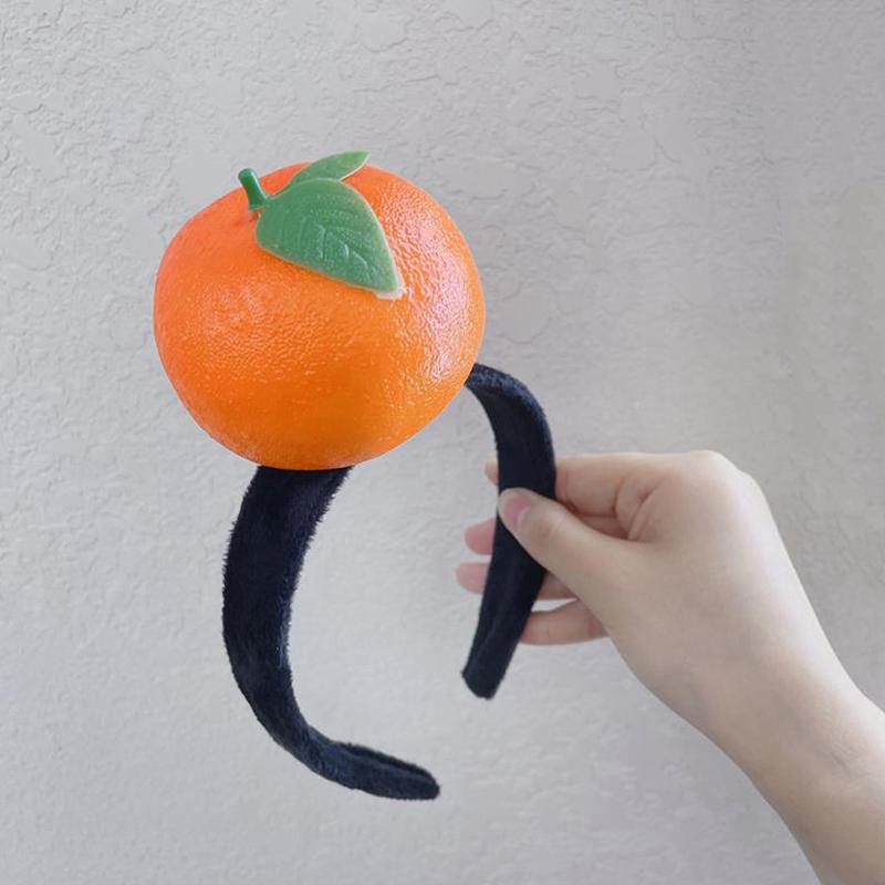 Забавный имитация фруктов, овощей, обруч для волос, повязка на голову в виде хлеба, моркови, банана, перца, головной убор на день рождения, косплей, Хэллоуин