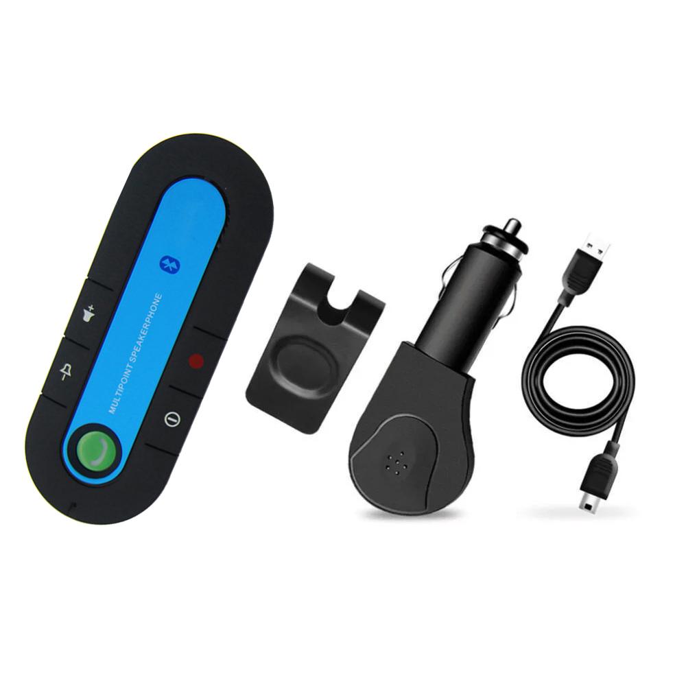 Спикерфон 4.1+EDR беспроводной Bluetooth-совместимый автомобильный комплект громкой связи динамик MP3-плеер автомобильное зарядное устройство приемник