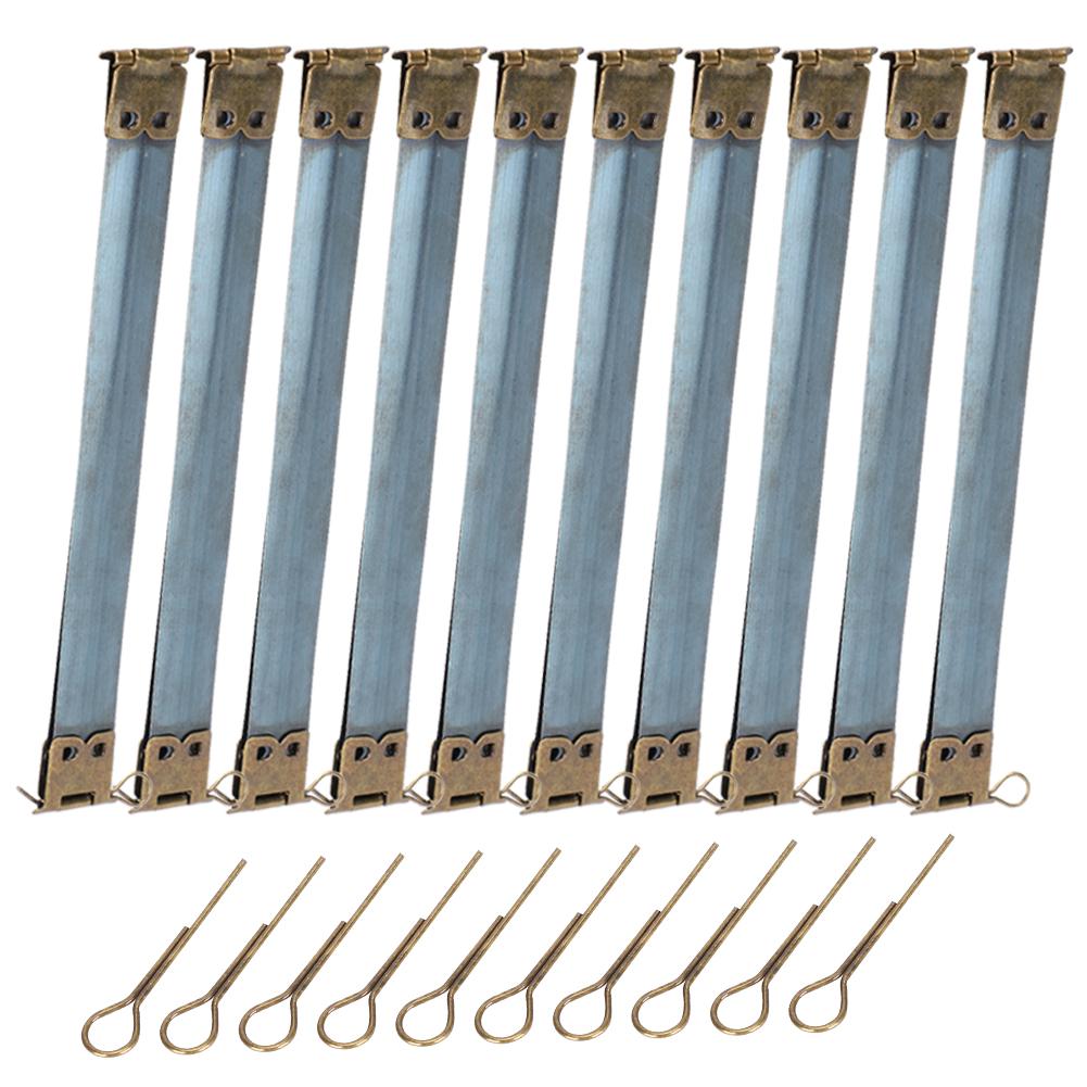 10 шт. металлические внутренние гибкие рамки ретро для монет кошельки сумки пенал DIY аксессуар