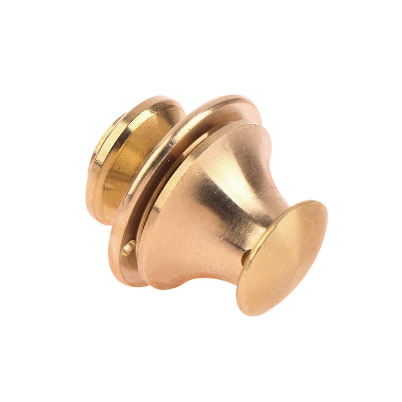 1 шт. Латунный замок для сумки, пружинная пряжка, чехол, металлическая вставка, замок, круглая головка, декор, DIY аксессуары, фурнитура для кожаных изделий