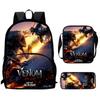 Школьный рюкзак Venom 3 Высокое разрешение Многофункциональный Оксфорд Легкий Рюкзак