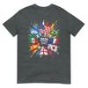 2026 Soccer World Usa Flag Burst Fan Tee TShirt
