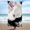 Anime Tokyo Ghoul Microfiber Blanket Quick Drying Beach Towels Oversized Printing Super Absorbent Pool Towel Blanket