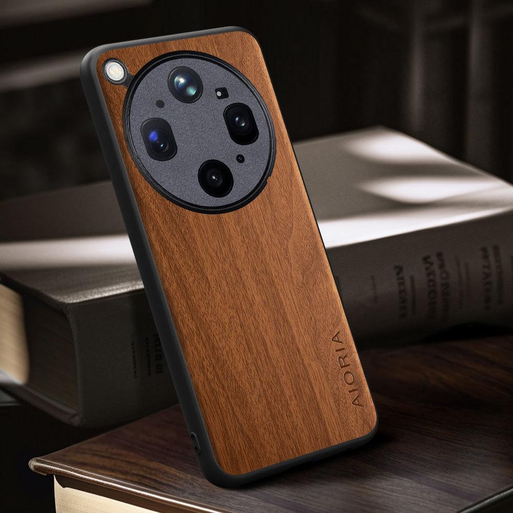 Case for Oppo Find X9 X8 Pro Ultra funda bamboo wood pattern Four-corner Explosion-proof back cover for Find X9 Ultra case