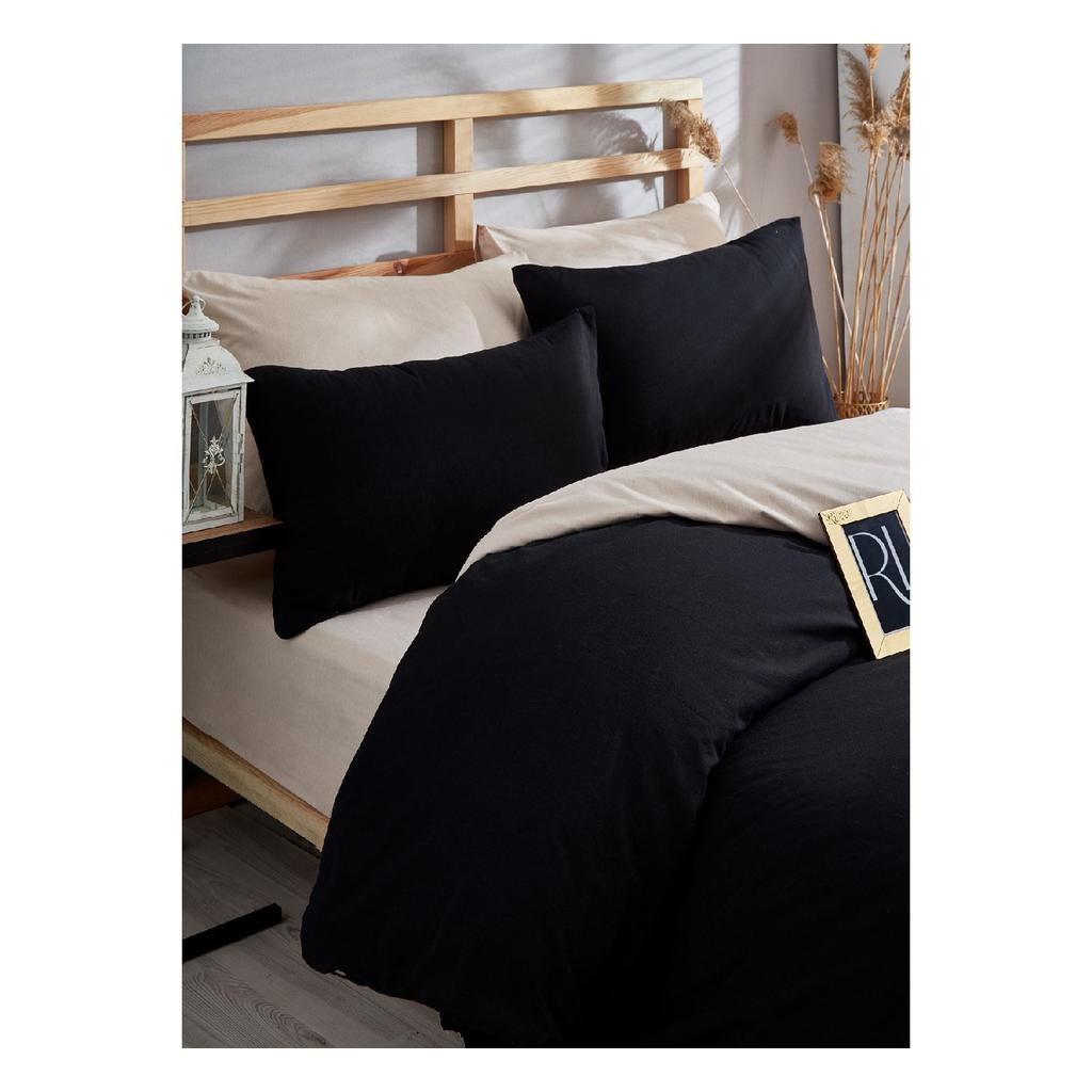 Двойной комплект пододеяльников из органической пряжи Atlantis, окрашенный в пряжу (без листа)