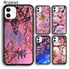 Япония Цветок Сакура Чехол для телефона Cover Для iPhone 17 Air 16 15 14 plus 12 13 pro max Fundas
