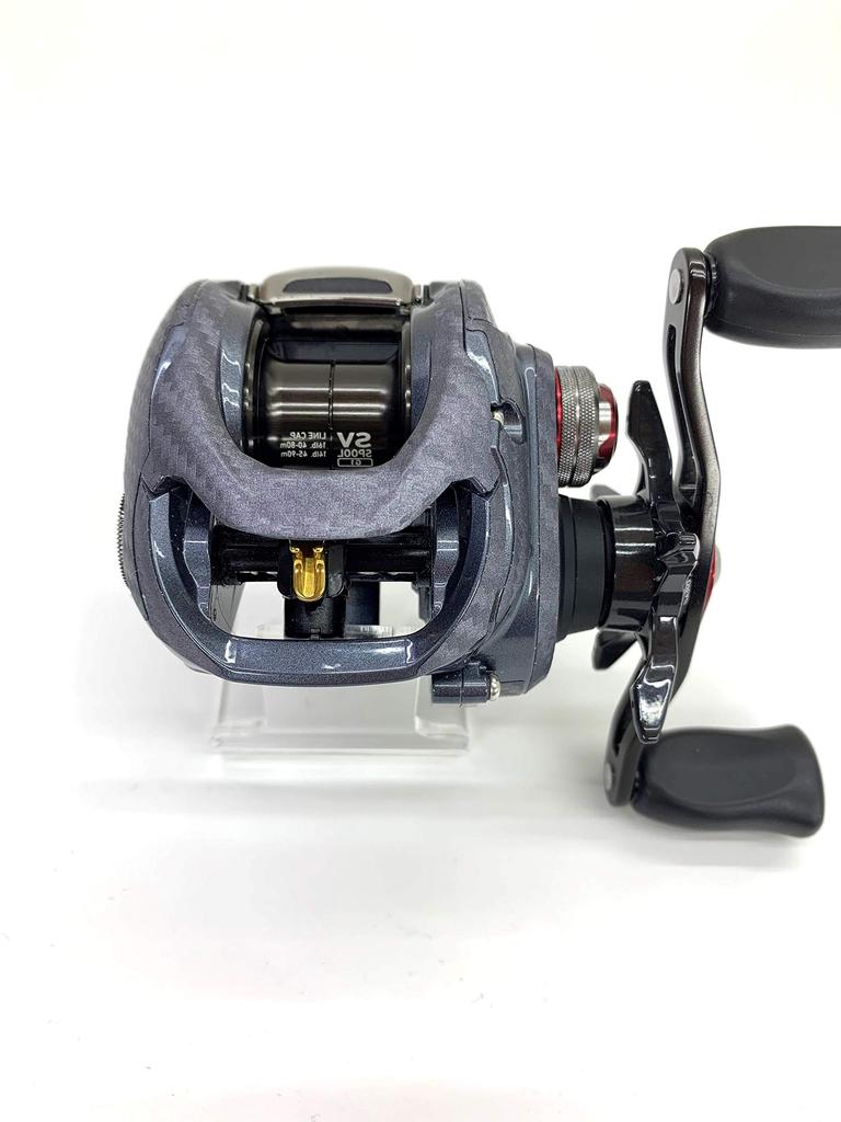 CUSTOM YOROI Custom Decal for 16 Zillion SVTW Baitcasting Scratch Protection SEAT.JP Reel, (Silver, Left-Handed)