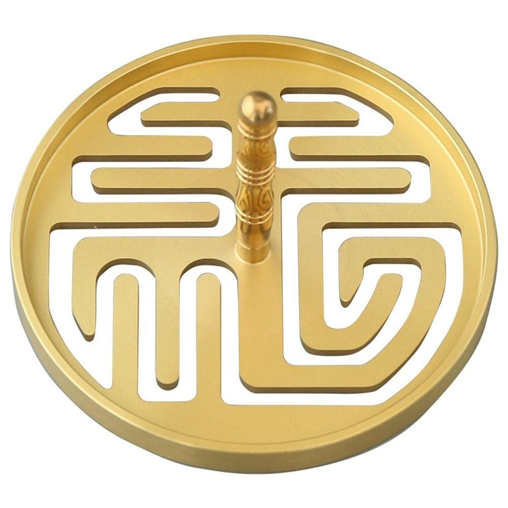 Incense Press Tool Ash Mold Making Burner Powder Pressing Supplies Cone Mould Copper Presser Tamper Chinese Incense Accessories