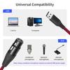 Кабель-адаптер USB папа к XLR мама Простой в использовании Универсальный кабель-конвертер для микрофона Plug-and-Play Студийный аудиокабель