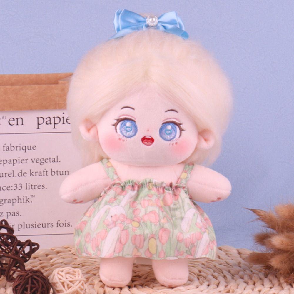Cute Princess Dress Doll Skirt Jumpsuit  20cm Cotton Doll/EXO Idol Dolls