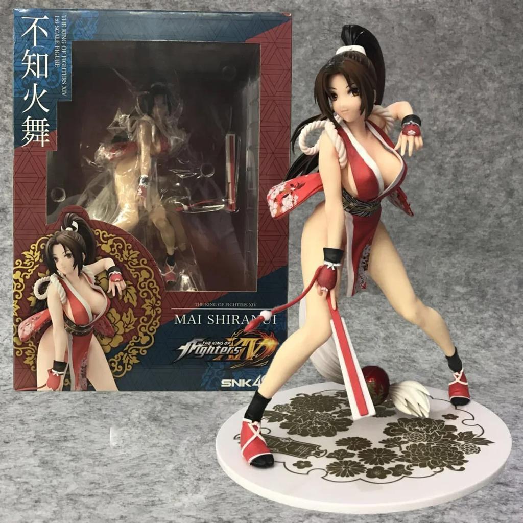 26см The King Of Fighters Маи Сирануи Экшн-фигурка Fatal Fury Игровой персонаж Модель красоты Игрушки Мультяшные украшения для комнаты Подарок для мальчика