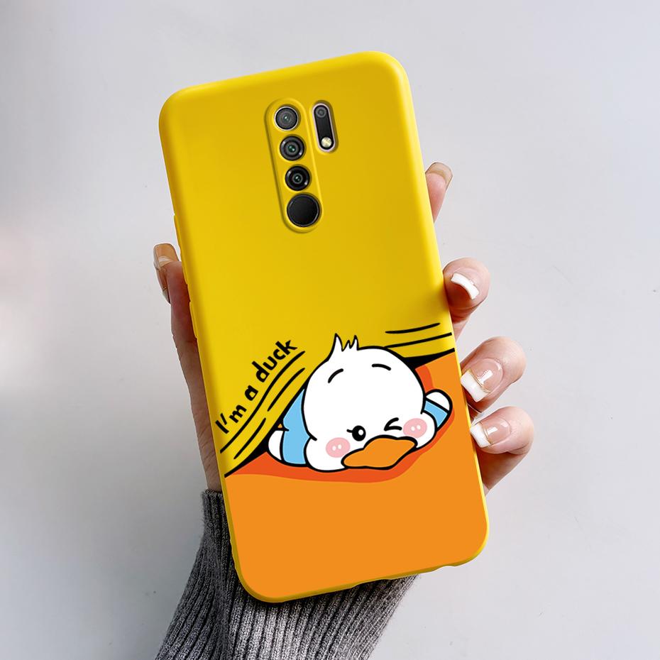 Чехол для Xiaomi Redmi 9 Чехол-крышка для Redmi 9 Prime M2004J19G M2004J19C redmi9 Милый Мультяшный Медведь Силиконовый ТПУ Мягкий Чехол для Телефона Задняя Крышка