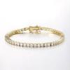 ZAKOL European And American Fashion Round AAA Zircon Bracelet Bangles Unisex Punk Style Hip-hop Jewelry