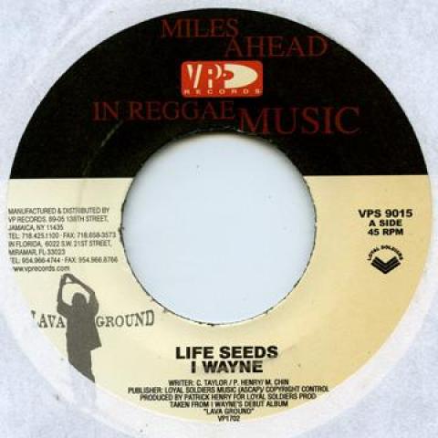7inch Record I WAYNE - Life Seeds Touch Her Softly VPS9015 VP US 2005 US Reggae Ska Dub Used