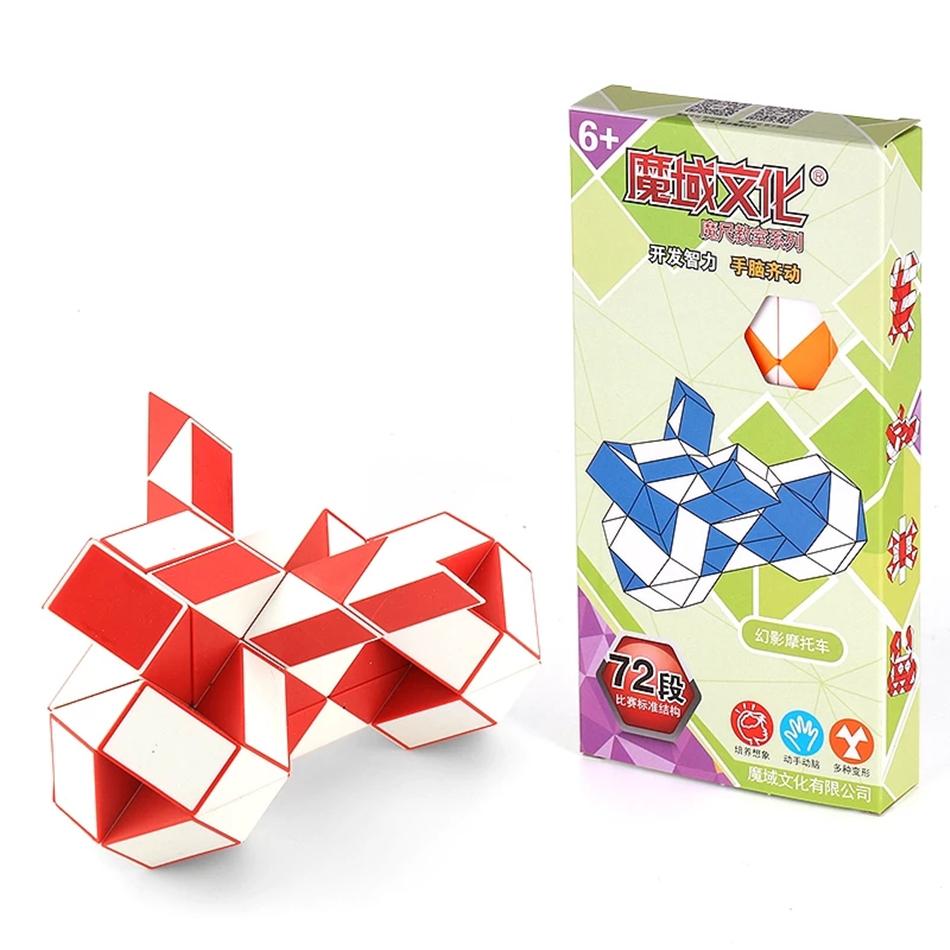 Moyu Cubing Class 72 Snake Speed ​​Cubes Twist Magic Puzzle Toys для детей, сувениры на вечеринку, красочные развивающие игрушки
