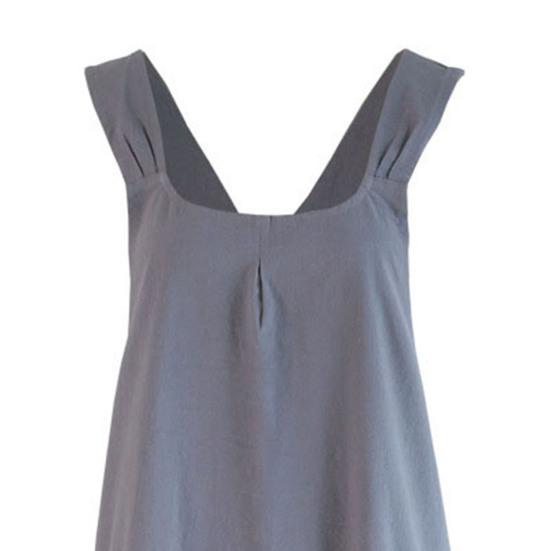 Хлопково-льняной фартук с перекрестной спинкой для женщин, мужчин, шеф-повара, японский стиль, сарафан с карманами для готовки, выпечки, садоводства