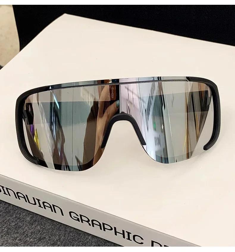 Женские спортивные очки с большой оправой для улицы Uv400, анти-ультрафиолетовые, для велоспорта, солнцезащитные очки с защитой от УФ-излучения, для пеших прогулок, катания на лыжах