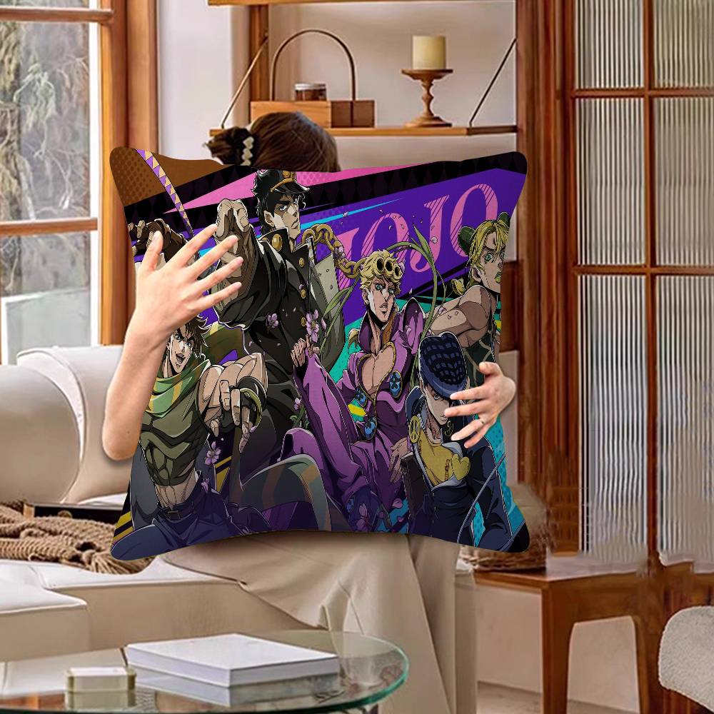 Аниме JoJo Bizarre Кленовый Дизайн Наволочка Счастливый Осенний Урожай Декор Праздничный Декораци Наволочка