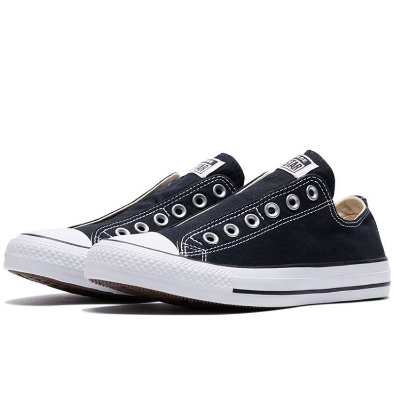 Converse Chuck Taylor All Star Classic Универсальные низкие кеды из парусины Унисекс Черно-белые