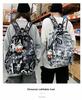 Trendy Schoolbag for Students: Men's & Girls' Junior High, High School, College Canvas Backpack