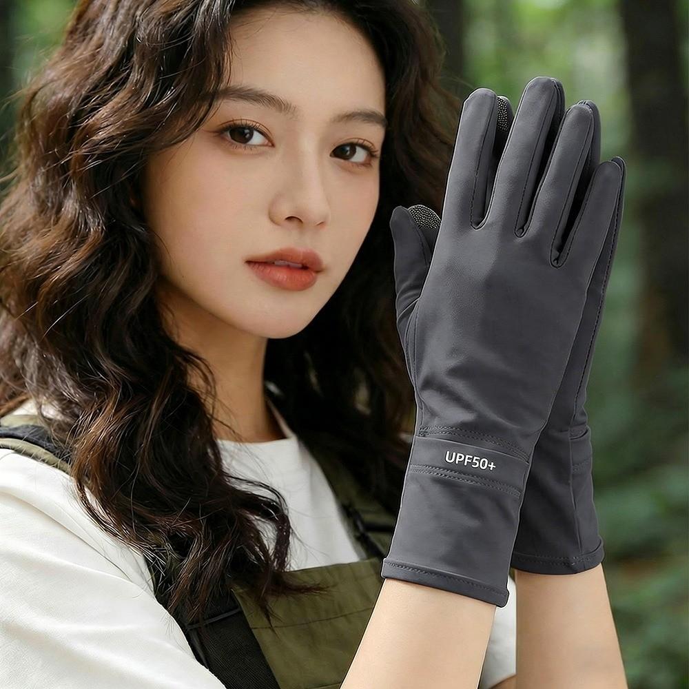 Ice Feeling Sunscreen Gloves UV Protection Cycling Gloves Fashion Driving Gloves