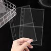 Прозрачный фотоальбом формата А6 на кольцах для фотографий 3/4/5 дюймов с 6 отверстиями